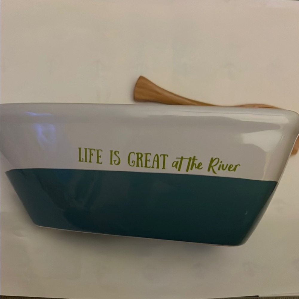 Life is Great at the River Serveware Bowl